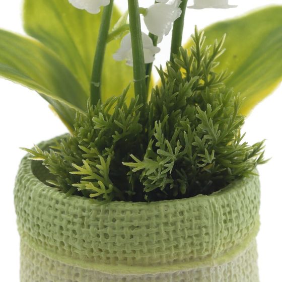 Цветочная композиция &quot;Ландыши&quot;, L11 W8 H20 см