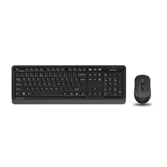 Клавиатура+мышь A4Tech Fstyler FG1010 беспроводной черный/серый