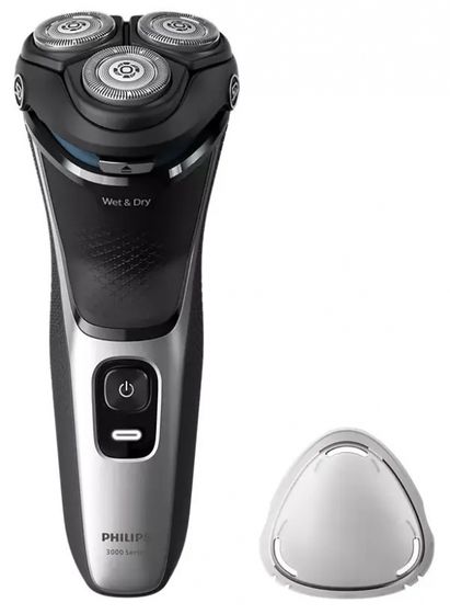 Бритва роторная Philips S3143/00 аккум./сеть черный/серебристый
