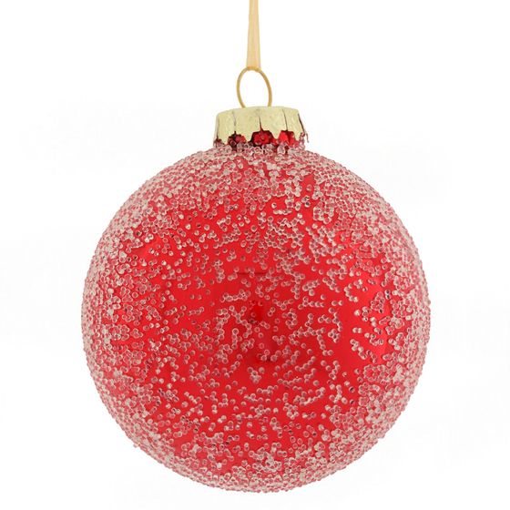 Украшение новогоднее "Шар", D 8 см, L8 W8 H8 см
