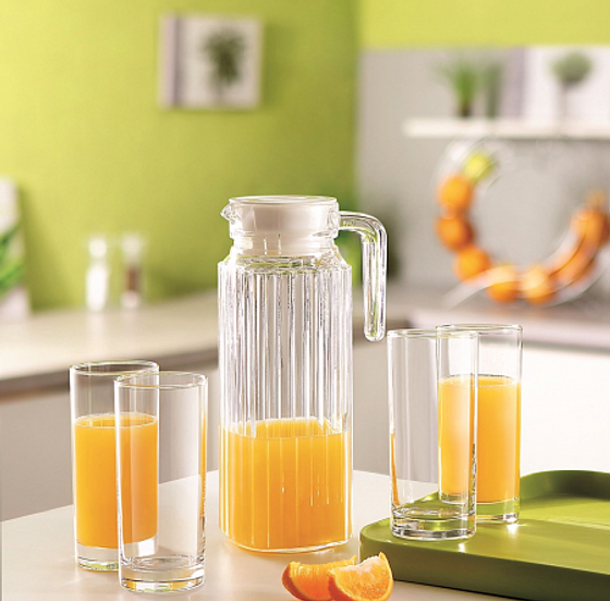 Кувшин КВАДРО 1.1л с крышкой