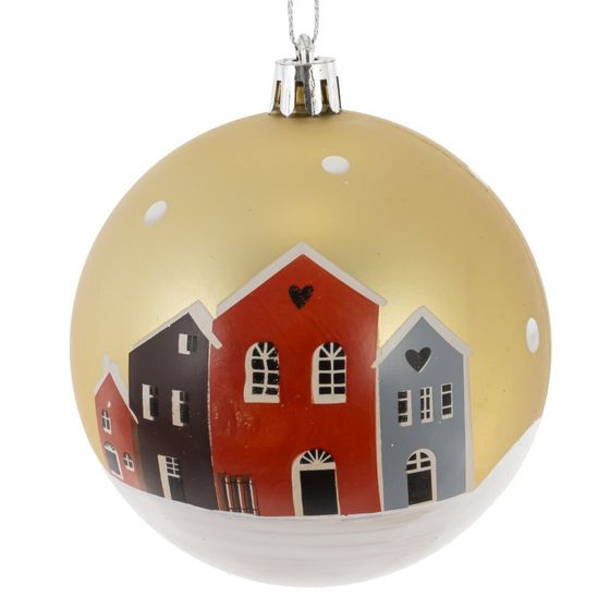 Набор из 12 шт: Украшение новогоднее &quot;Шар&quot;, L35 W27 H9 см