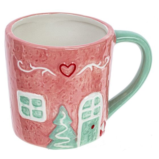 Кружка "Дом", 400 мл, L13 W9 H9,5 см,1 штука, дизайн микс