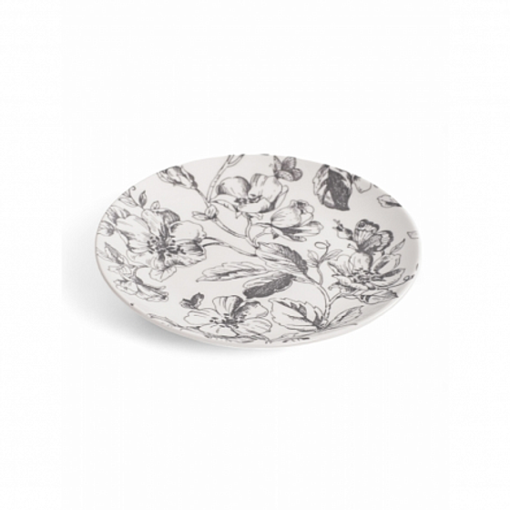 Тарелка десертная BOTANICA серый 19см