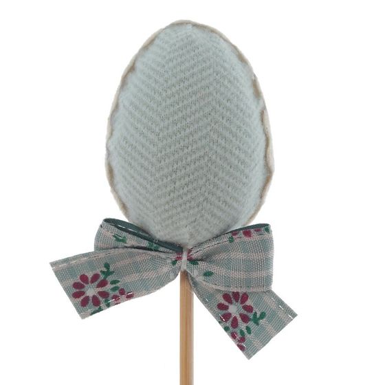 Изделие декоративное (вставка) &quot;Яйцо пасхальное&quot; (3,5*6) (блок 12 шт), L4,5 W4 H22 см, 3в.