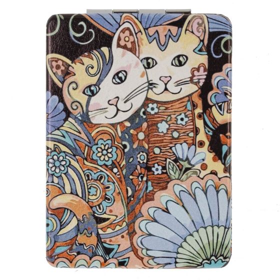 Зеркало карманное, Д6 Ш8,5 В1 см, 4в.