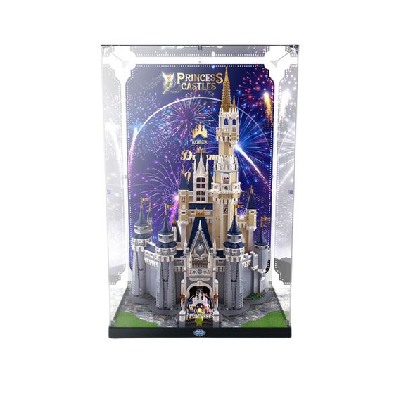 LEGO Disney Park Castle &amp; Assembly Display Case Building Blocks 71040- Витрина A