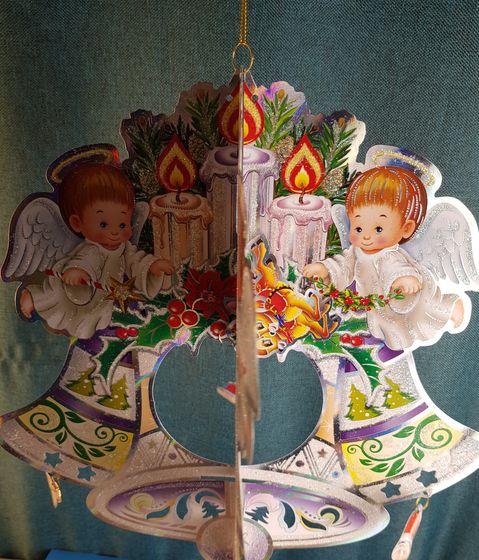 !Елочное украшение "Колокола" 36 см.