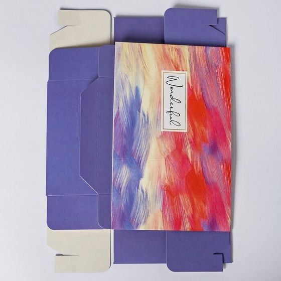 !09 Коробка складная (набор 2 штуки) Wonderful, 14 × 14 × 8 см.