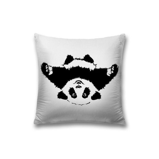 Наволочка декоративная «Ленивый панда», размер 45 х 45 см, вшитая молния