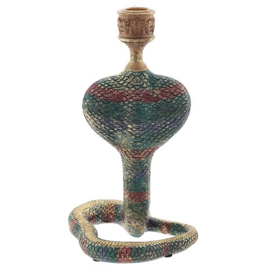 Подсвечник &quot;Змея&quot;, L12,5 W13,5 H24 см, 2в.