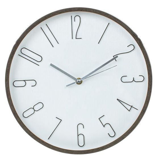 Часы настенные декоративные (1хАА, не прилаг.), Д30 Ш4 В30 см