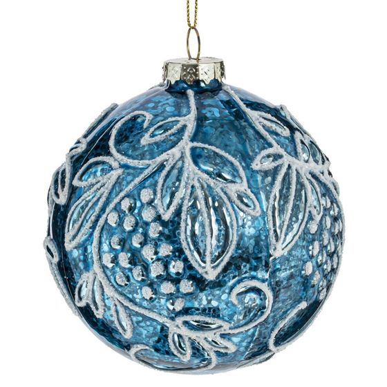 Украшение новогоднее &quot;Шар&quot;, D 10 см, L10 W10 H12 см, 2в.