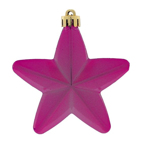 Набор из 6шт Украшение новогоднее &quot;Звезда&quot;, L8 W3 H8 см