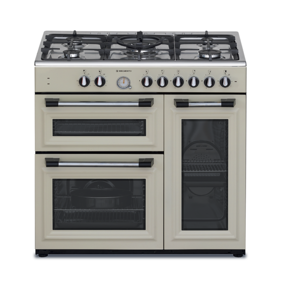 Плита комбинированная Delvento V96NR53001 бежевый
