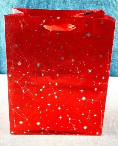 !09 Пакет-крафт подарочный/набор 3 штуки/ &quot;Олени&quot; 22*25*12 см.