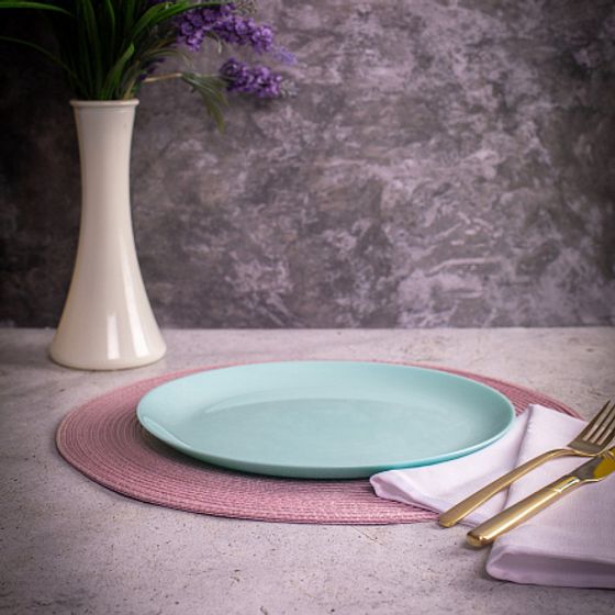 Тарелка обеденная ДИВАЛИ ЛАЙТ ТЮРКУАЗ 25см