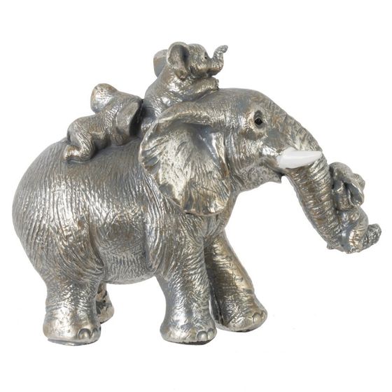 Фигурка декоративная "Слоны", L17,5 W8 H14 см