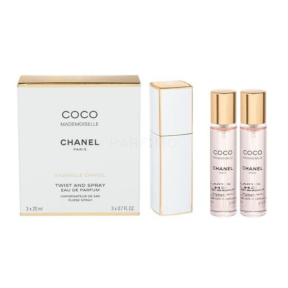 Chanel Coco Mademoiselle 3x20 ml eau de parfum Twist and Spray für Frauen