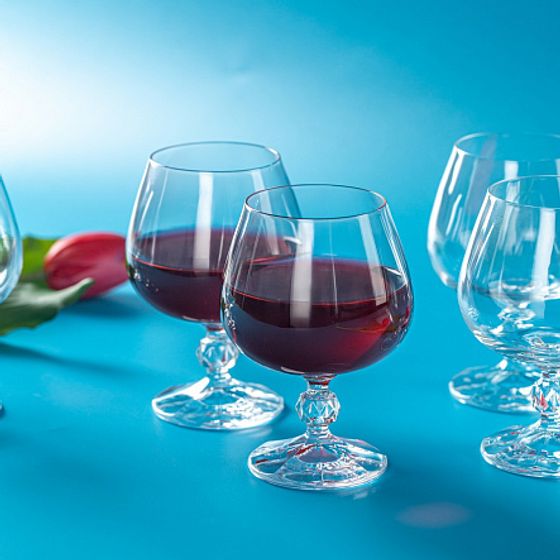 Набор бокалов для бренди CLAUDIA 6шт 250мл