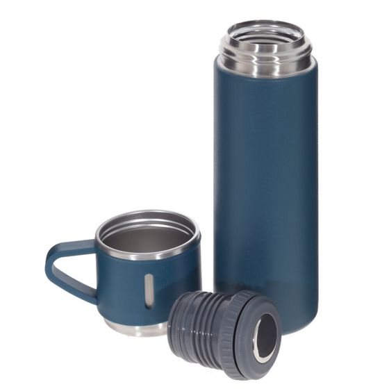 Термос, 500 мл, L11 W7 H24 см, дизайн микс