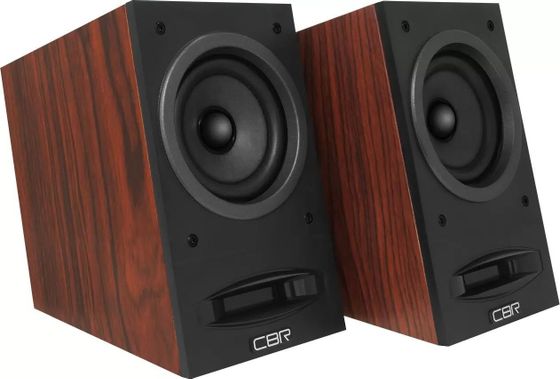 Колонки 2.0 CBR CMS 590 10Вт коричневый