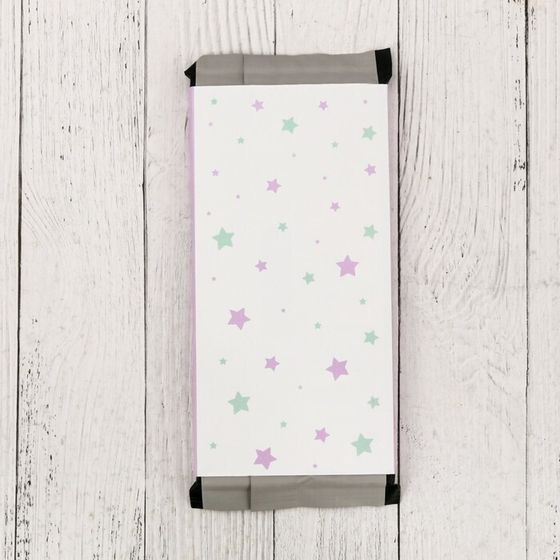 !09 НАБОР 6 ШТУК - Обёртка для шоколада «Единорог», 8 × 15.5 см.