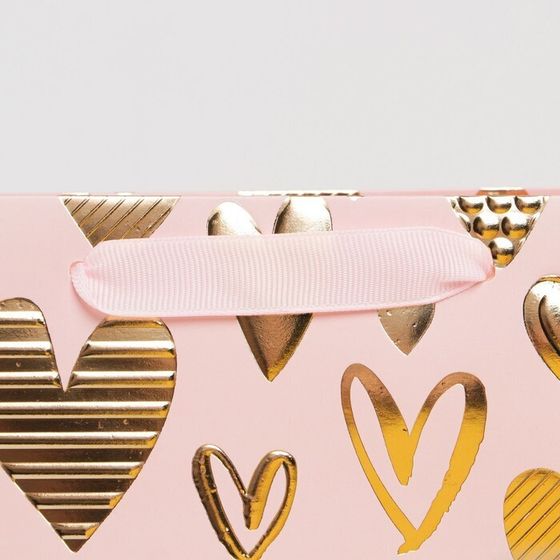 !Пакет ламинированный 2 штуки «В сердце моем», MS 18 × 23 × 10 см.