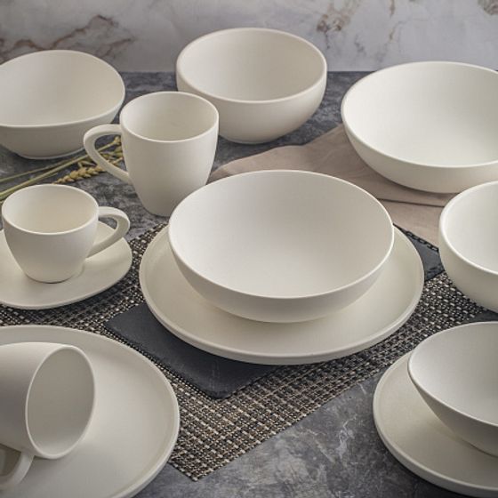 Салатник треугольный ROCK WHITE 16см