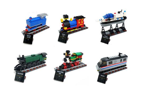 LEGO 50th Anniversary Commemoration Train Building Blocks 4002016