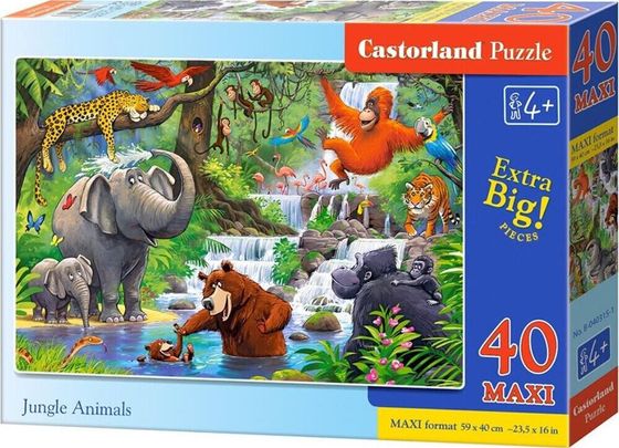 Castorland Puzzle 40 maxi - Jungle Animals CASTOR