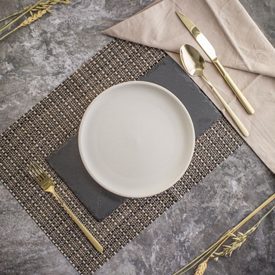 Тарелка десертная ROCK WHITE 21см