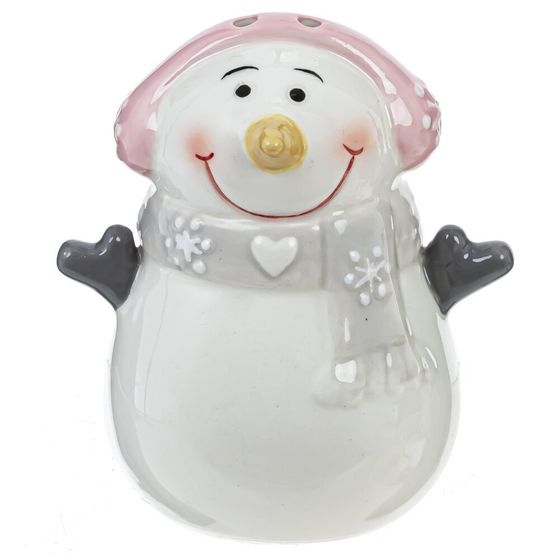 Набор: солонка и перечница &quot;Снеговики&quot;, L6 W5 H7,5 см