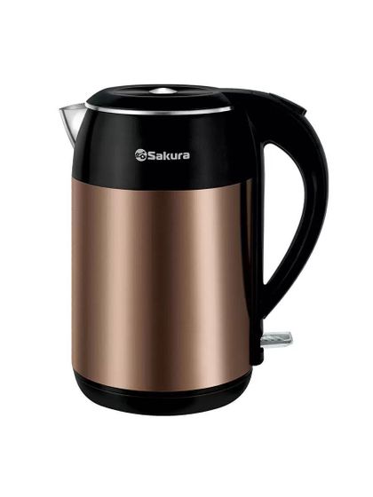 Чайник электрический Sakura SA-2154C 1.8л 1800-2000Вт медный металлик/черный