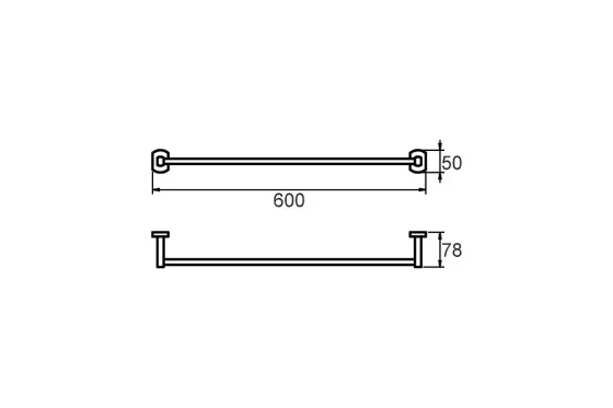 !Полотенцесушитель Neva, сплав металлов MI NEVSM10M49