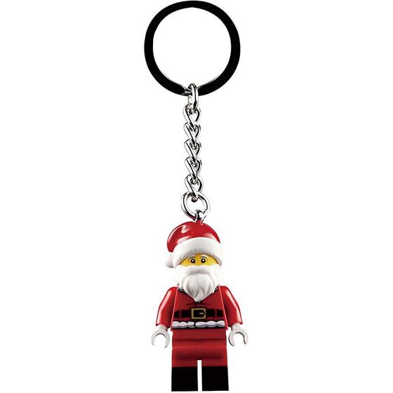 Брелок для ключей LEGO Santa, строительные блоки 854201