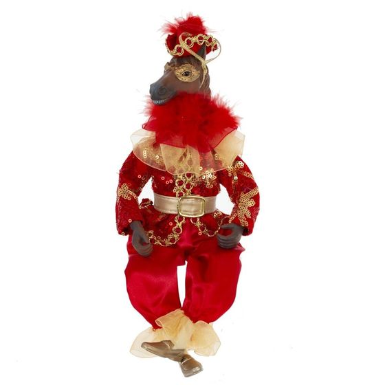 Игрушка набивная подвес "Лошадь", L13 W10 H37/22 см