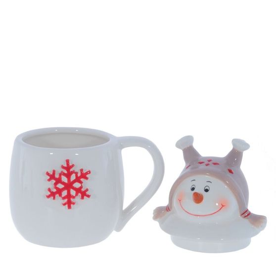 Кружка &quot;Снеговик&quot;, 500 мл, L13 W10 H17 см