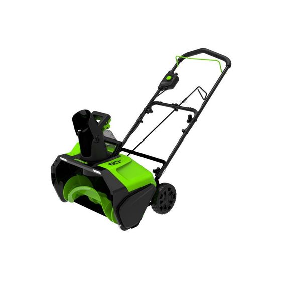Снегоуборщик аккумуляторный GreenWorks GD60PSTk5 60V 51х25см АКБ 5Ач и ЗУ (2602907UG)