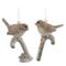 Фигурка декоративная подвесная &quot;Птички&quot;, L5,5 W3 H8 см, 2в.