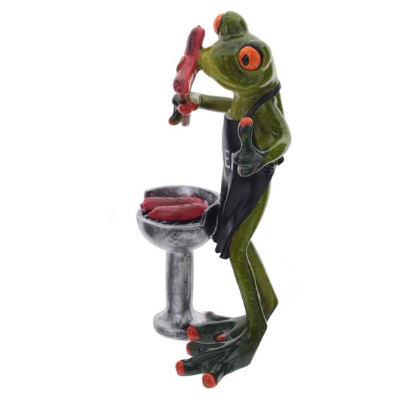 Фигурка декоративная "Лягушка", L9 W6 H16 см