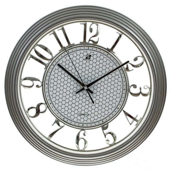 Часы настенные декоративные, Д40 Ш5 В40 см, (1xАА не прилаг.)
