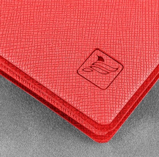 !09 Обложка для паспорта, цвет красный