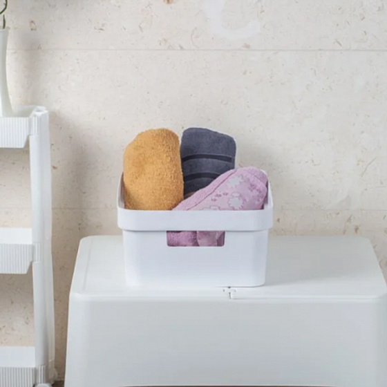 Коробка INFINITY с крышкой 11л белая