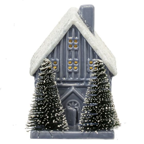 Фигурка декоративная &quot;Домик&quot; (подсветка, LR44х2), L6 W7,5 H9 см, 3в.