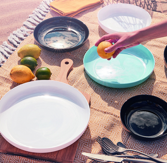 Блюдо для подачи ФРЕНДС ТАЙМ ТЮРКУАЗ ПЛОВ 25см