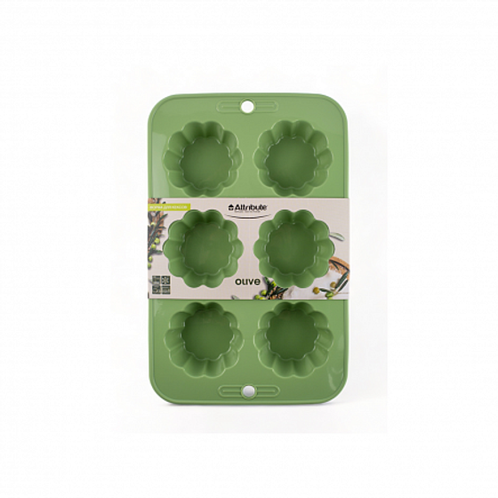 Форма для кексов OLIVE 6 ячеек