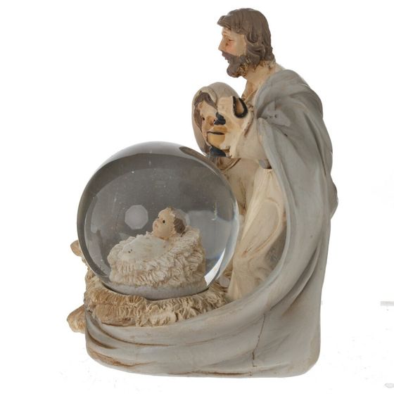 Фигурка декор в стекл шаре "Рождество", D 4.5 см, L9 W6,5 H10,5 см