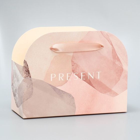 !Набор 3 штуки - Переноска для цветов складная Present, 17 × 13 × 7 см