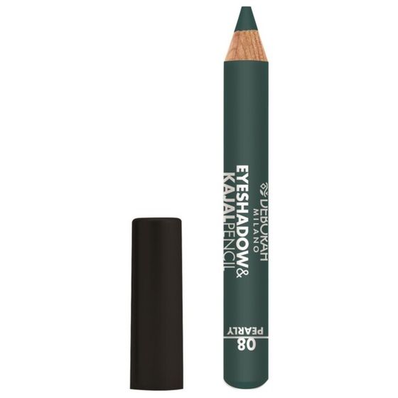 Тени-карандаш для век Deborah Eyeshadow&amp;Kajal Pencil, тон 08 жемчужно-бирюзово-зелёный 2 г